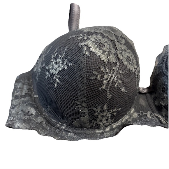Intimissimi Gray Francesca Lace Floral Romantic Balconette Bra Size 36 D - Picture 2 of 16